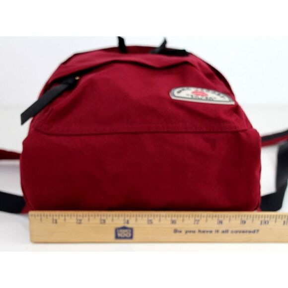 Marc by Marc Jacobs NY RED COTTON CANVAS BACKPACK SHOULDER BAG HANDBAG PURSE - Picture 9 of 10